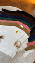 Blusa em tricô manga longa