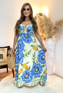 Vestido Flor de Capri