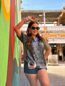 Blusa paetê