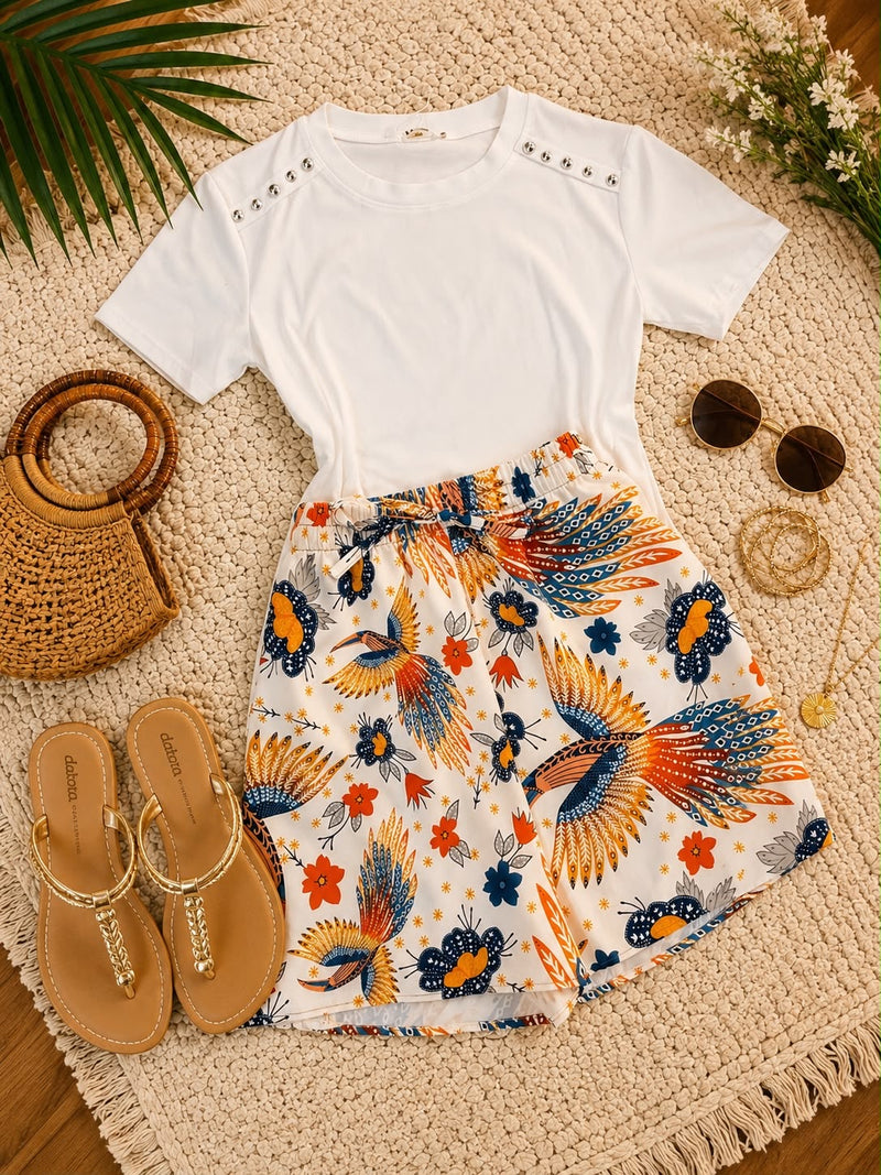 Shorts crepe