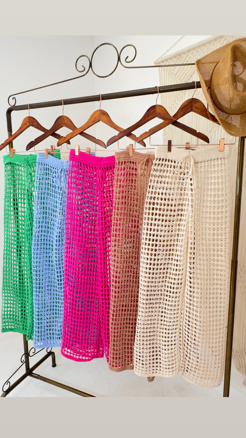 Calça crochê