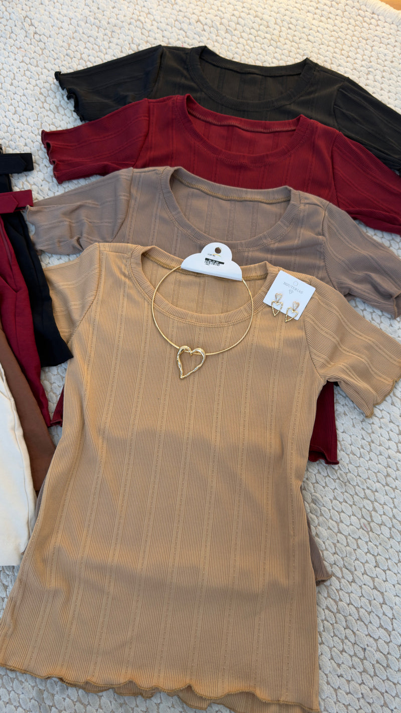 Blusa canelada
