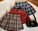 Mini short saia xadrez