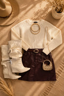 Blusa em tricô