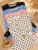 Blusa Perplum Poá