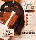 Jaqueta de couro