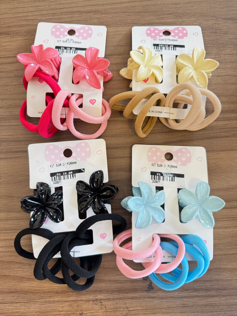 Conjunto Xuxa e presilha