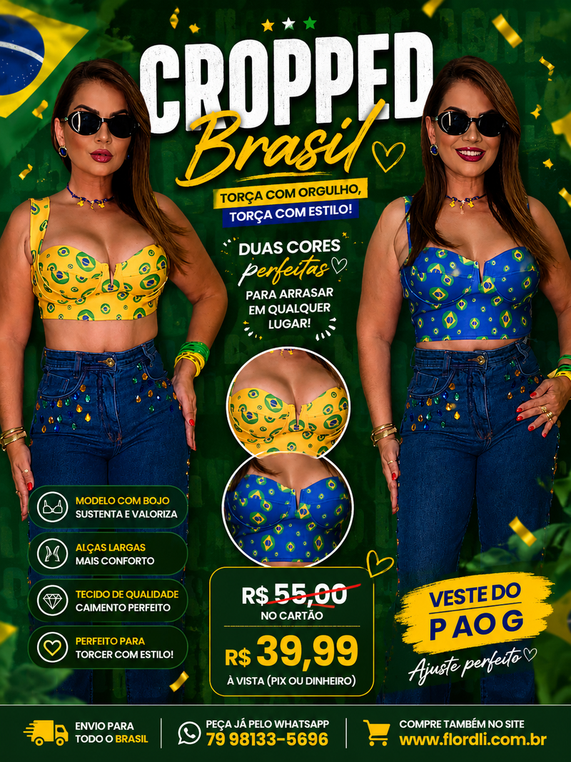 Cropped Brasil