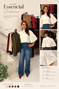 Blusa manga morcego