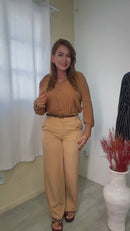 Camisa listra botão