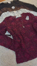 Blusa renda