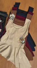 Blusa Perplum canelada