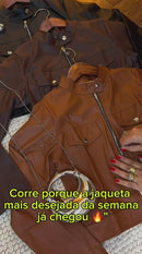 Jaqueta de couro