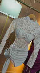 Vestido balada renda