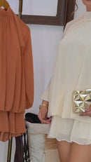 Vestido chiffon